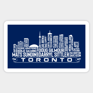 Toronto Hockey Team All Time Legends, Toronto City Skyline Magnet